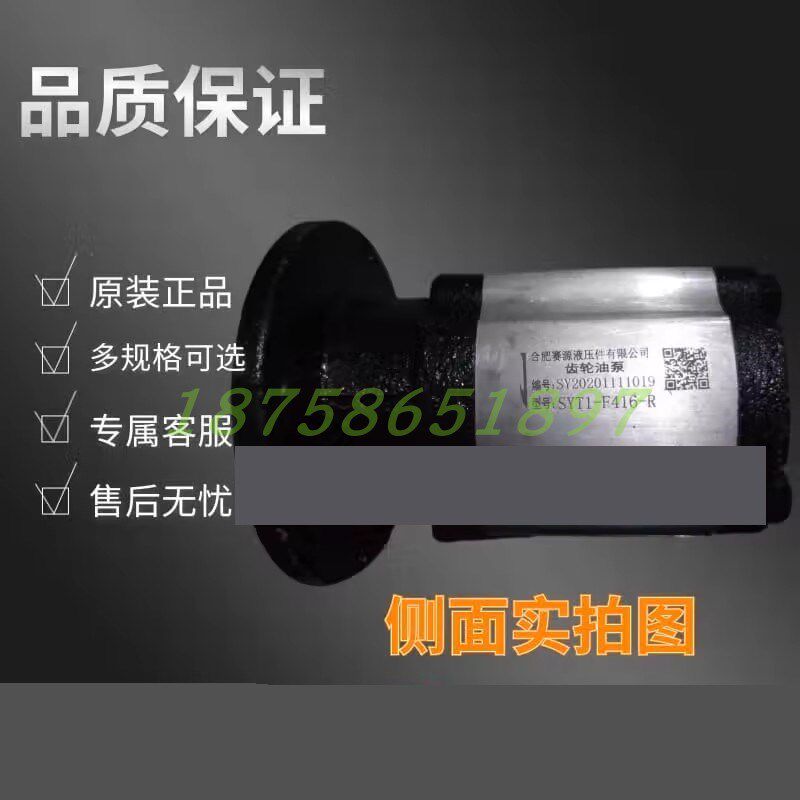 合肥赛源SYT1-Fn416-R液压齿轮油泵压力泵SYT-F416-R