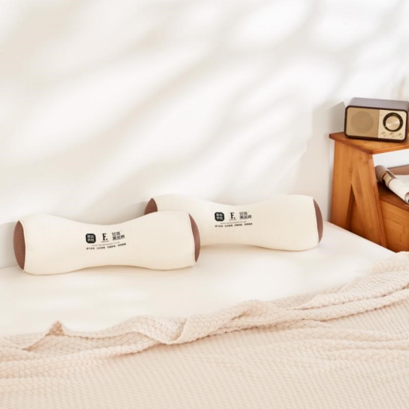 黑苦荞麦护颈椎枕多功能颈椎僵直反曲弓H养护偏硬枕头单人圆柱颈