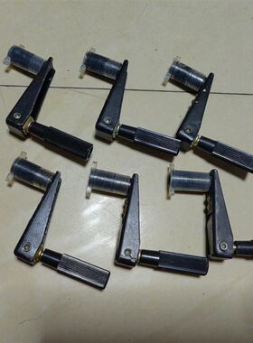 老式磁石电话发电机6毫米折叠手摇柄胶木转动手柄配件铝齿轮0.5摸