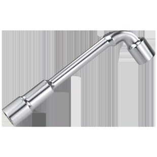 老A L型套筒扳手外六角烟斗7字型弯头双头两用穿孔轮胎扳手6-30mm
