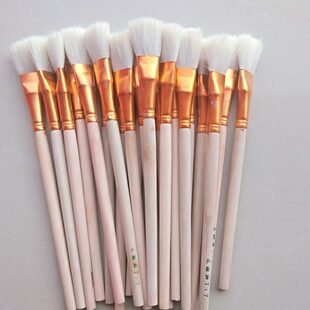 陶瓷专用上色笔用纯羊毛手工制作彩瓷用釉上彩毛笔