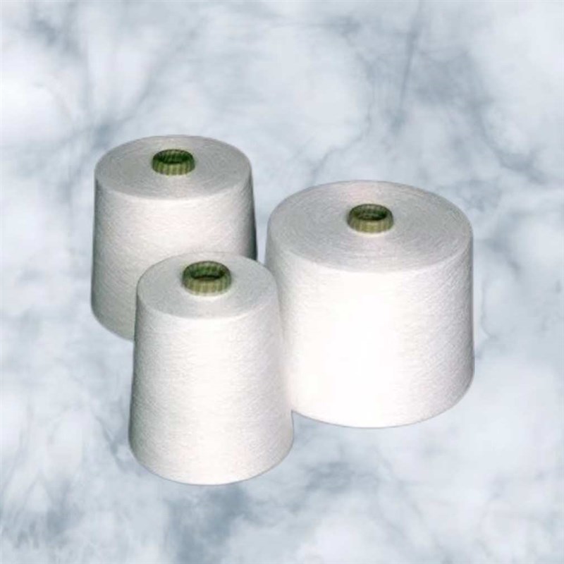 莱赛尔棉混纺d纱线莱LS88/C12  20支2股3股 30支2股白色筒形棉纱