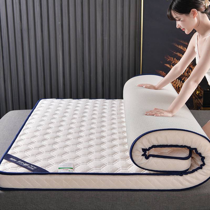 新款针织网格乳胶床垫家用席梦思床垫榻榻米乳胶垫学生单人软垫子
