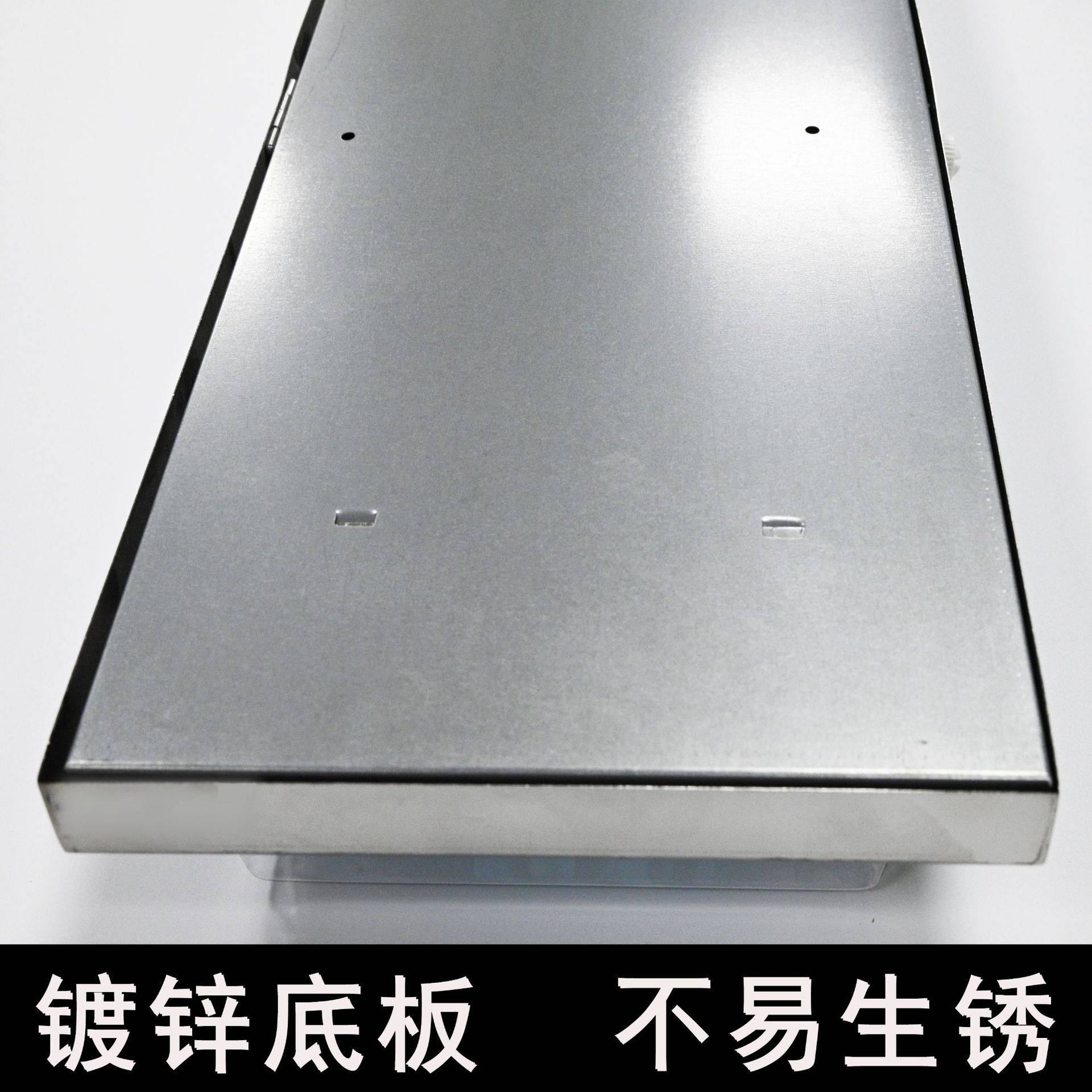 厂家Led不锈钢直边加厚PC透明灯罩洁净灯双管净化灯外壳套件