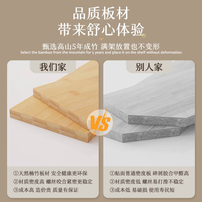 组合简易书架书桌桌面置物架办公桌落地收纳多层儿童书柜储物架子