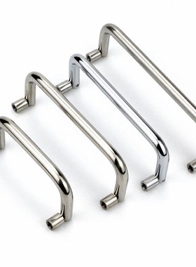 304不锈钢折叠式定位拉手ls509电柜门把手机箱碳钢W单双向活动提