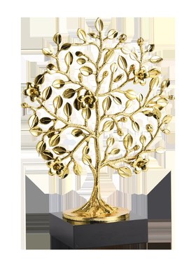 发财树摆b件轻奢高档招财客厅酒柜办公室家居装饰品乔迁新居礼品