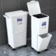 垃圾桶厨房大容量双层可移动干湿分离分类加大加高大号家用专用桶