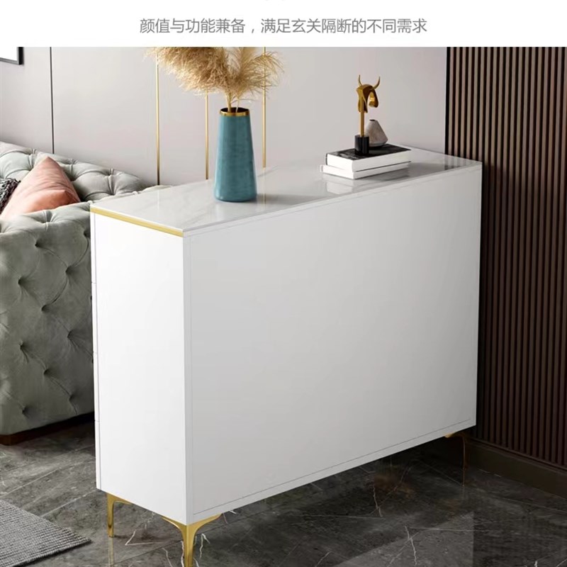 轻奢岩板卧室斗柜电视柜旁边六八斗柜靠墙隔断九R斗柜多功能收纳