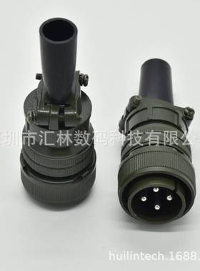 绿色接头圆形连接器MS3106A-22-22P MS3102 22-22S航空插头直头