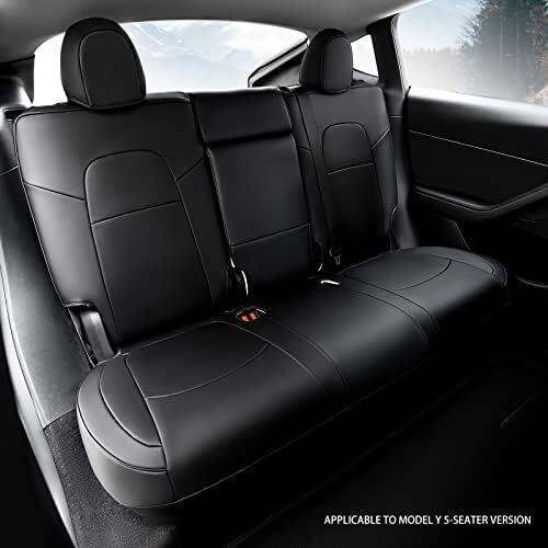 model Y 纳帕 黑 型座椅套20252017黑色座椅套内饰套软羊革汽车座