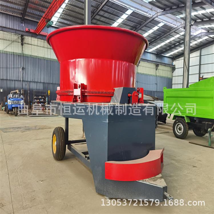 多功能牧草破碎机圆盘秸秆粉碎机养殖牛羊草料粉草机