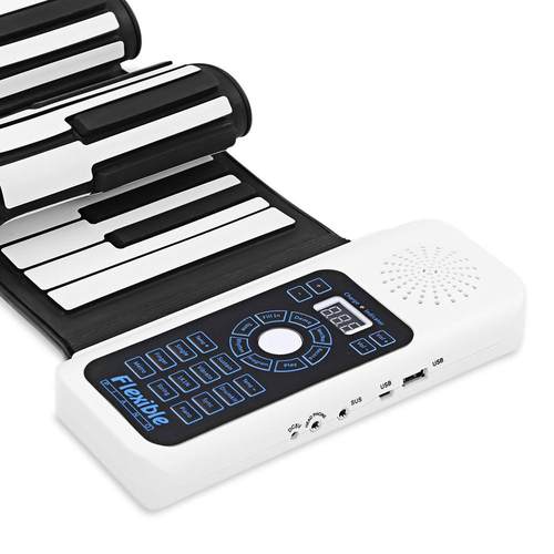 手卷电子钢琴88键加厚版键盘初学手卷电子琴手卷钢琴跨境货
