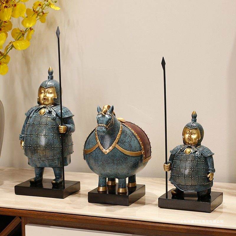 兵马俑摆件装饰品办公室电视柜玄关酒柜桌面装饰品西安文创纪念品