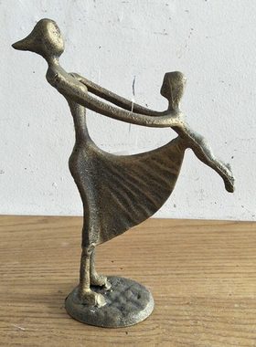 母子情深母亲摆件母爱工艺品铁艺装饰品母亲节礼品人物客厅艺术品