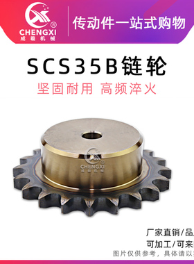 SCS高精度单排链轮S35 3分5 35B18齿 35B19齿 35B20齿 35B21齿