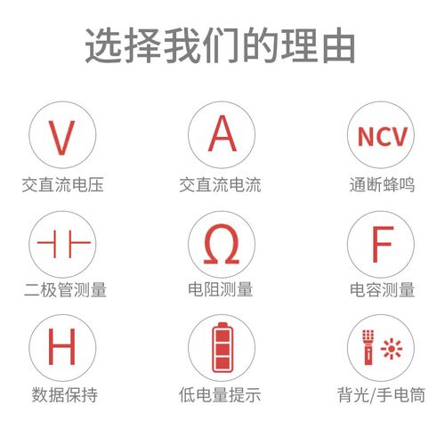 万用表笔式数字高精度电工专用电表自动防烧迷你电容全智能万能表