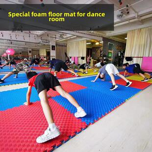 跳街舞拼接泡沫地垫breaking垫子bboy地胶家用健身房专用加厚训练