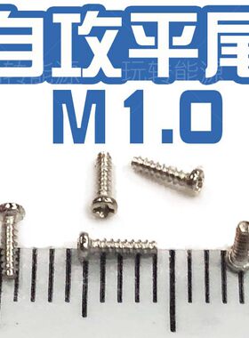 PB1.0 1.2细长加长自攻平尾小螺丝钉
