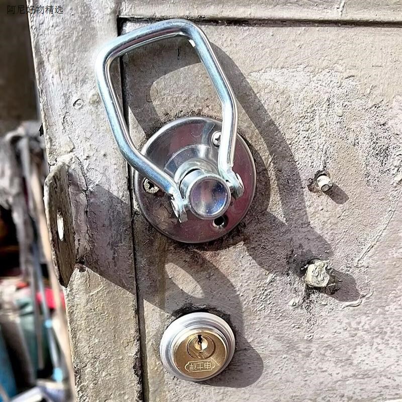 老式防盗门锁申士牌9472锁芯栅栏门大门锁丰P收利用申翔纯铜双锁