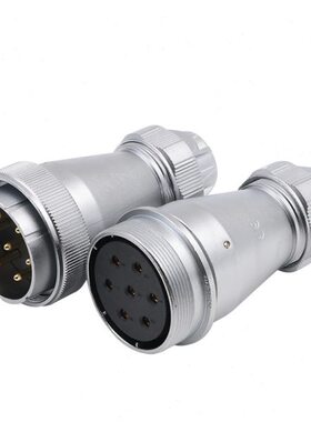 威浦防水航空插头 WF55-4芯7芯40芯53芯61芯防水插头TE对接座ZE