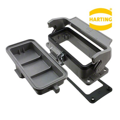 HARTING重载连接器09300160306 HAN-16B-HBM-SL-C单扣保护防尘盖