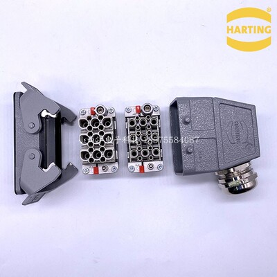 HARTING矩形连接器 9针12芯40A/10A组合式混合动力 浩亭电工插头