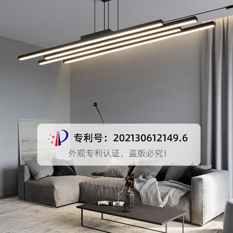 客厅吊灯主灯20k25年新款现代简约大气极简轻奢北欧灯具套餐客厅