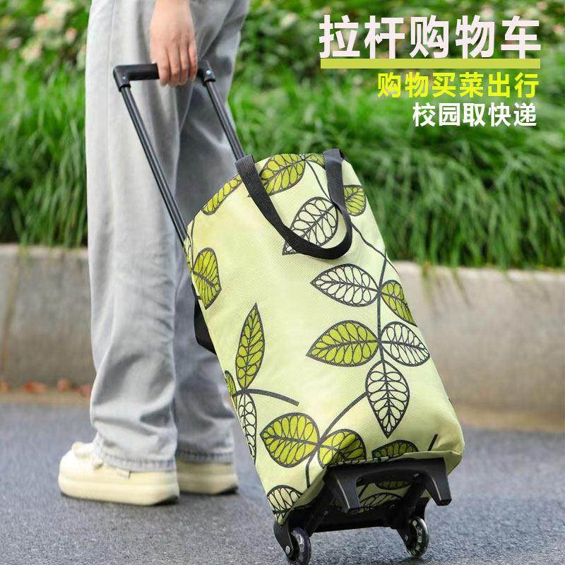 家用可折叠可携式防水拉杆购物车买 菜小拉车超市校园厂区取快递,3C数码配件,USB多功能数码宝,淘宝优惠券,粉丝福利购,淘宝优惠卷