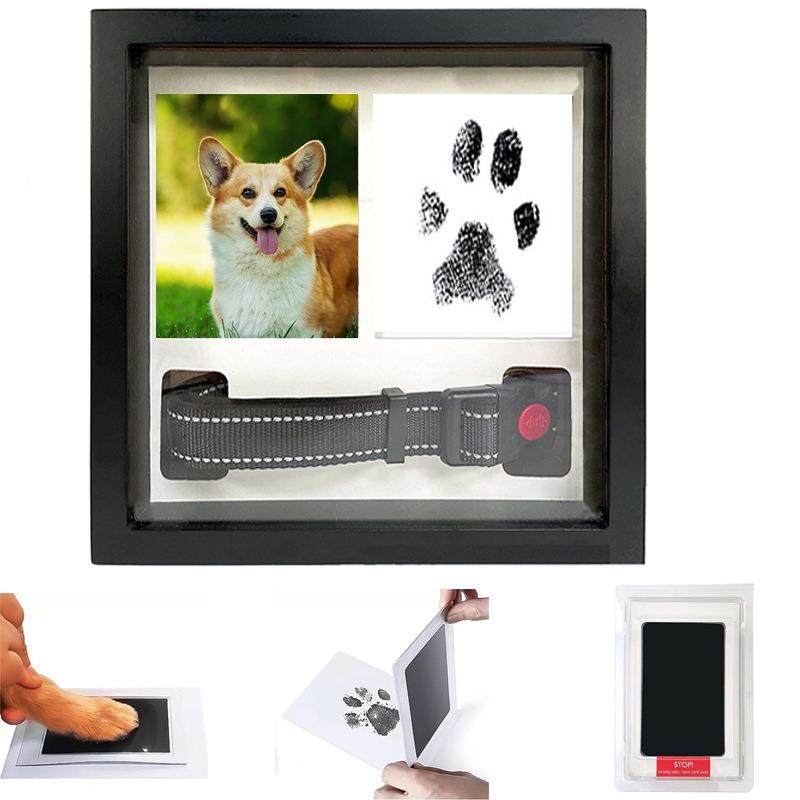 新品宠物纪念框狗相狗爪印项圈套装木质相框xk-20231咪爪印猫免洗,家居饰品,DIY亲子装饰画,淘宝优惠券,粉丝福利购,淘宝优惠卷