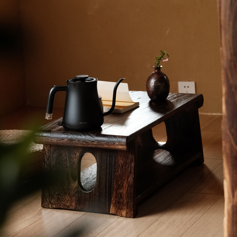 日式榻榻米实木可折叠飘窗家用阳台茶桌矮M桌炕桌炕几桌子小茶几