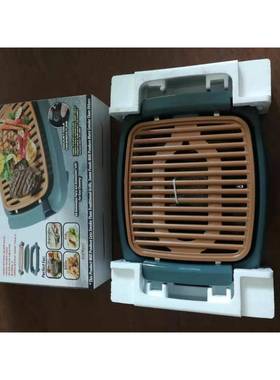 无烟盘韩式多功能盘烧烤架电热烤盘煎盘烤不粘烤盘电烤厂烤95265