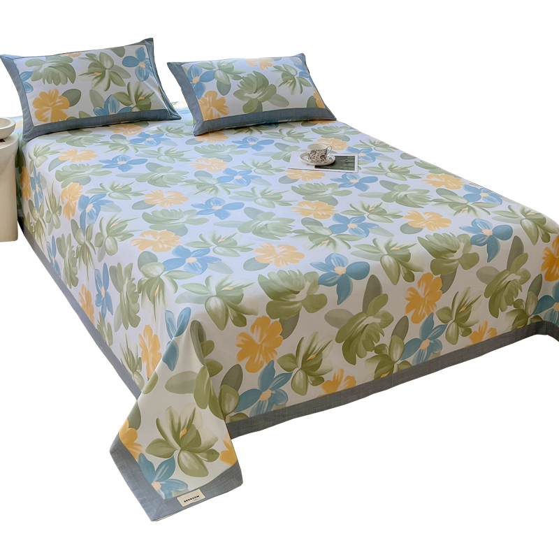 加厚老粗布床单单件l纯棉100全棉ins被单宿舍学生单人家用双人春