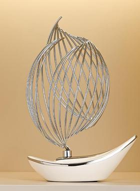 一小风B6878300顺帆客船风生水起摆帆件厅办公室桌面装饰领导高档