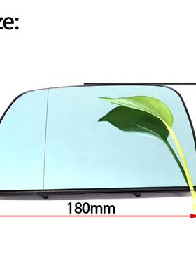 适用8141702-06款路虎3L22倒车镜片加后视热镜蓝色电动广角片后视