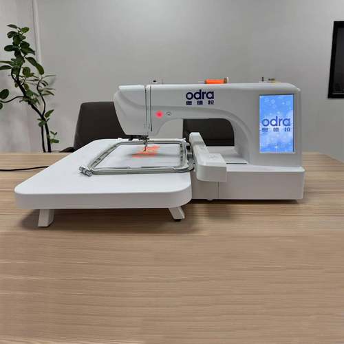 奥德QM拉Z70纫0家用机小型多功能单针电脑绣729花支持多国语言缝