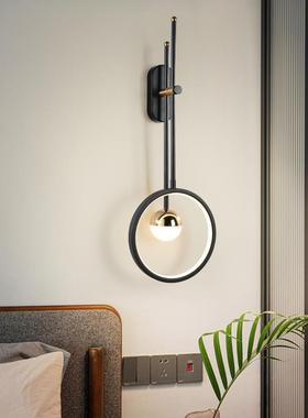 墙壁灯极简轻奢灯客超背景墙46241灯房厅间薄长杆卧室高级感轻奢
