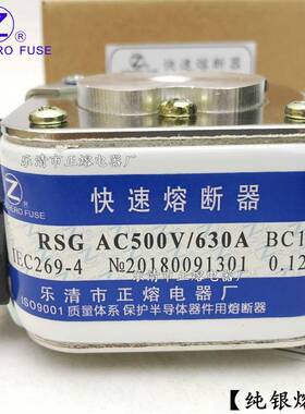 银熔丝RSG-500V/2400A2500A22600A27000ARSG2800A90A快速熔断器