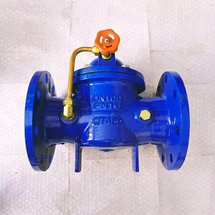 遥控浮球阀铁液压水位浮球阀铸法兰限流阀7170天津10X-16Q