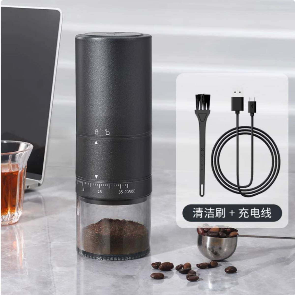 豆机外调节钢芯C啡NC电动咖991啡豆研磨机磨携家用CNC钢芯便手磨