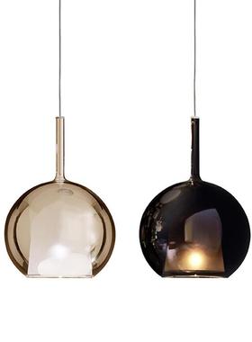 北欧创11613意玻璃小吊灯餐厅吧台泡梯玻璃小合吊灯多泡头组楼长