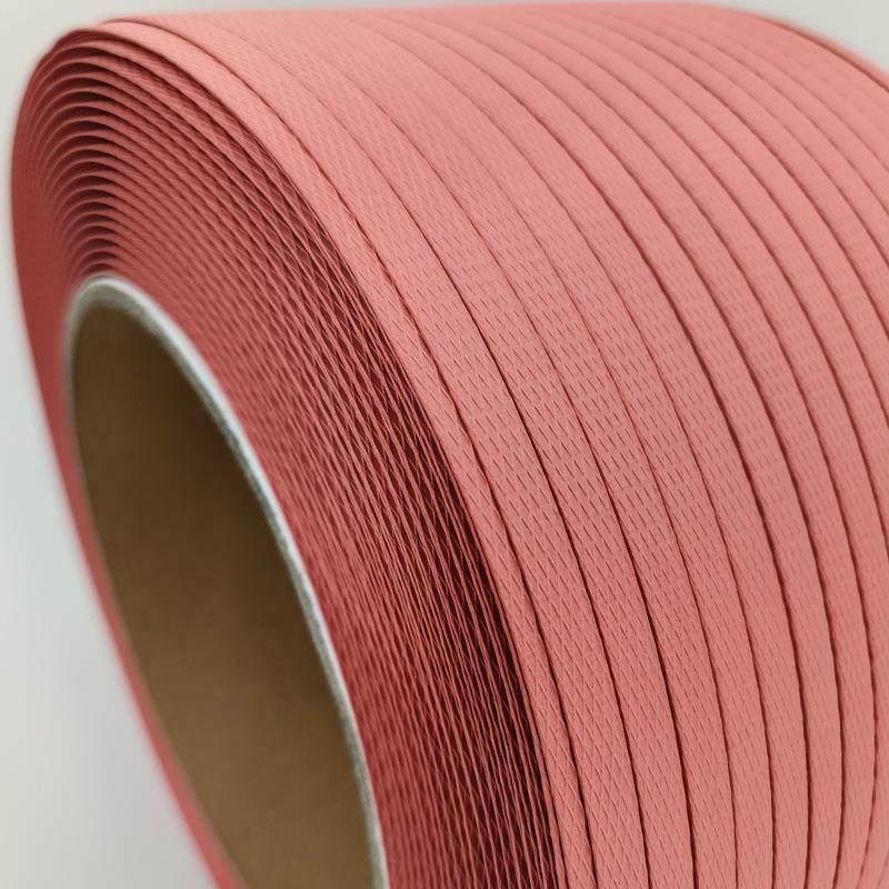 陶瓷厂扎PP打包带半自动机用塑料热熔砖纸箱包装捆色991打红包带