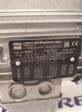 KEB全新QUL原装工业设备电机5优6动L/4(M56电b4)惠出售