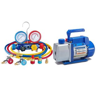 R134A 铝阀体4首轮表HBS R410A种 6R22 R12专用冷媒雪表组表