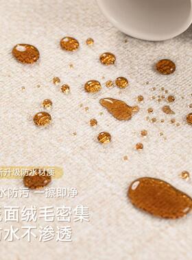 地毯客室厅2024qr220512新款卧法式级地垫家奶油风用免洗可擦高轻