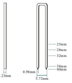 4美特钉码枪04440KBKB