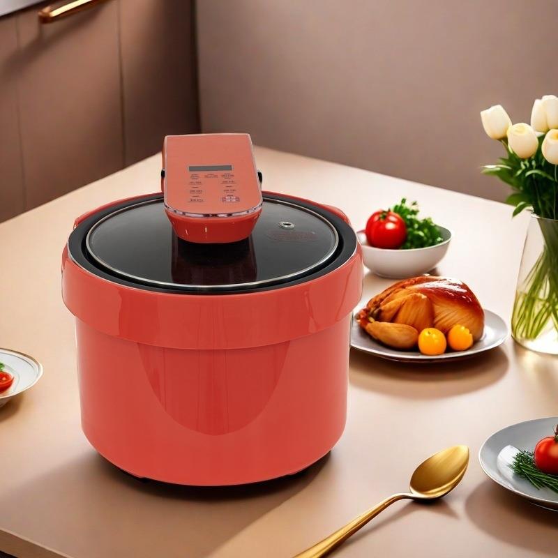 跨境新款家用小型3L触摸式智能电饭煲2-3人蒸煮多功能高压锅