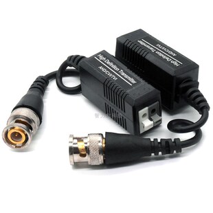 高清双绞线传输器AHD CVI大华海康网路模拟同轴bnc转网路线接 TVI