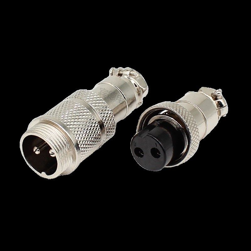 航空插头插座DF 16M GX16-2-3-4芯5针6-78Pin9孔10芯对接式连接器