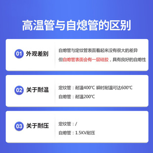 过胶玻璃纤维管自熄管耐高温套管绝缘阻燃硅树脂电线护套玻纤管